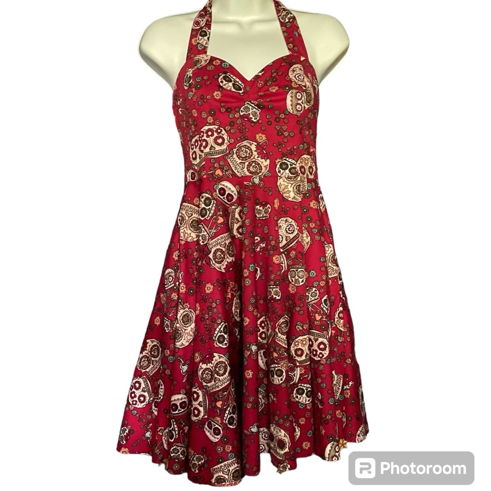 Hell Bunny skull retro dress